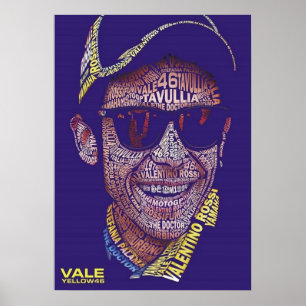 Valentino Rossi, Moto GP Legende, The Doctor 46, Poster