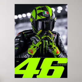 Valentino Rossi, Moto GP Legende, The Doctor 46, Poster