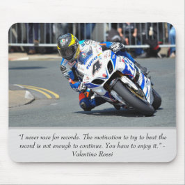 Valentino Rossi Moto GP Rennen Mousepad