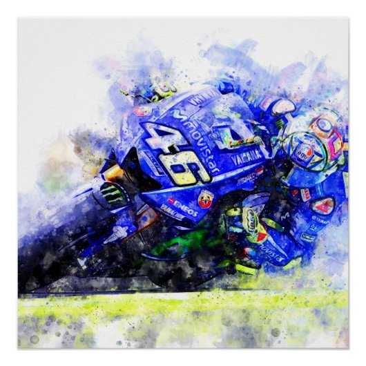 Valentino Rossi Poster (Vorderseite)
