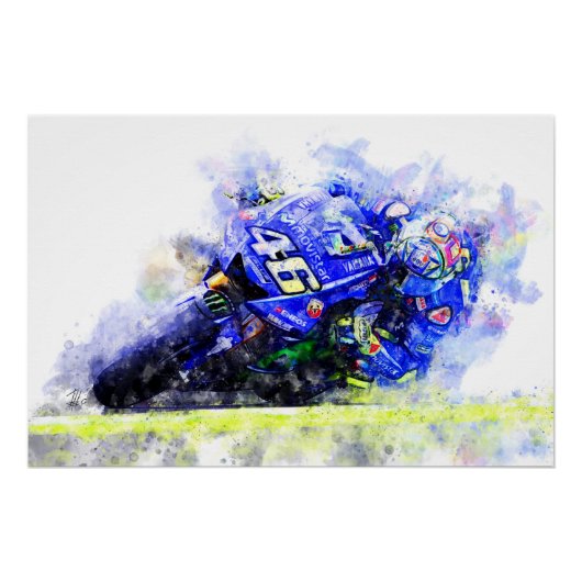 Valentino Rossi Poster (Vorderseite)