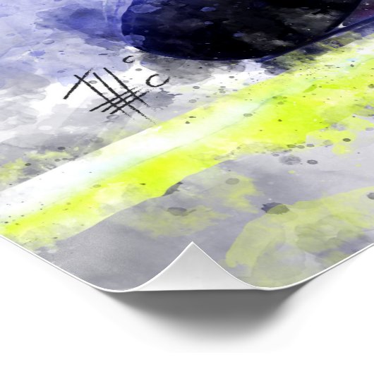 Valentino Rossi Poster (Ecke)