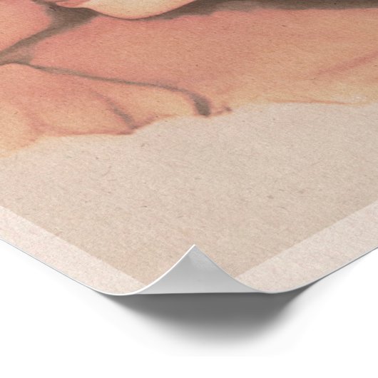 Valentino und Rambova: Lovers Art Print (1923) Poster (Ecke)