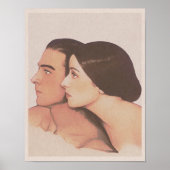 Valentino und Rambova: Lovers Art Print (1923) Poster (Vorne)