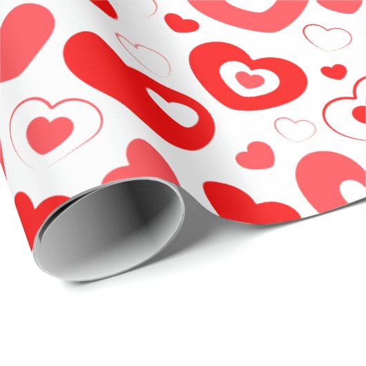 Valentinpapier Geschenkpapier (Rolleneckpunkt)