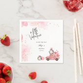 Valentinpink-Mädchen-Dusche Serviette (Beispiel)