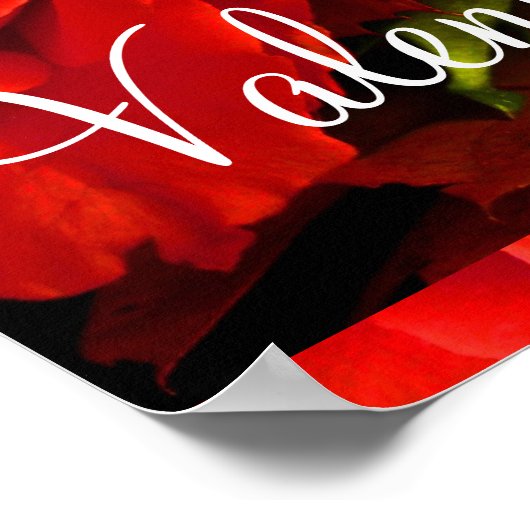 Valentinposter Poster (Ecke)