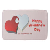 Valentinpuzzle Badematte (Vorderseite)