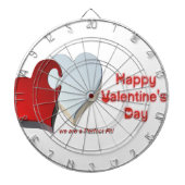 Valentinpuzzle Dartscheibe (vorne)