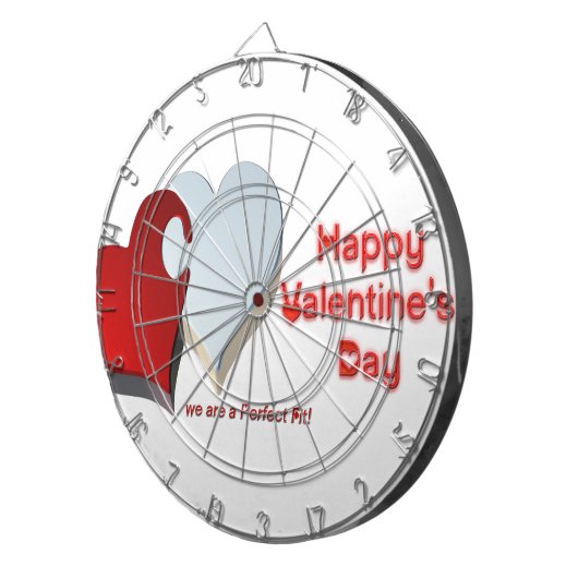 Valentinpuzzle Dartscheibe (Vorderseite rechts)