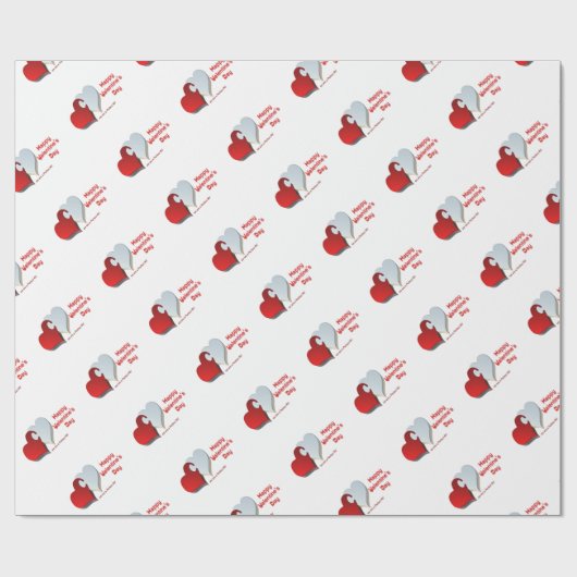 Valentinpuzzle Geschenkpapier (Flach)