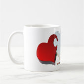 Valentinpuzzle Kaffeetasse (Links)
