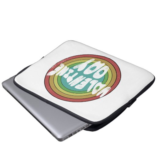 Valentinretro Laptopschutzhülle (Vorne Knopf)