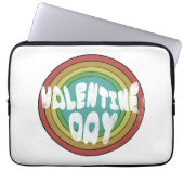 Valentinretro Laptopschutzhülle (Vorderseite)