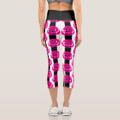 Valentinrosa Rosen Capri Leggings (Rückseite)