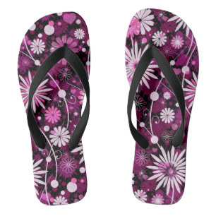 Valentins-Blumenmuster Badesandalen