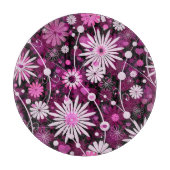 Valentins-Blumenmuster Schneidebrett (Vorderseite)