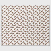 Valentins-Coati-Paare Geschenkpapier (Flach)