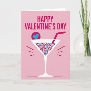 Valentins Cocktailparty Karte
