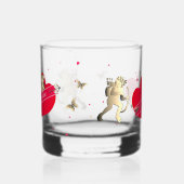 Valentins-Cupid & Herzen  Whiskyglas (Links)