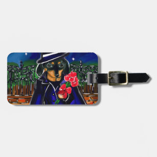 VALENTINS-DACHSHUND GEPÄCKANHÄNGER