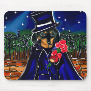 VALENTINS-DACHSHUND MOUSEPAD