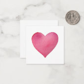 Valentin's Day Grußkarte. Mitteilungskarte (Vorderseite/Rückseite Beispiel)