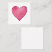 Valentin's Day Grußkarte. Mitteilungskarte (Vorne/Hinten)