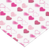 Valentin's Day Hearts Table Tuch Tablette Tischdecke (Schrägansicht)