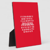 VALENTINS DAY POEM FOTOPLATTE (Seite)