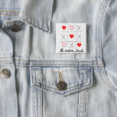 VALENTINS DAY Square button WITH GREAT VIBE (Beispiel)