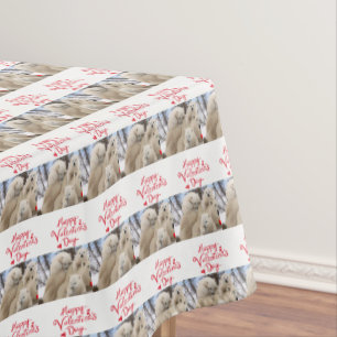 Valentin's Day Tablecloth Polar Bear Tischdecke