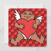 Valentins Einladungen Kupiden Karten nach Maß (Vorderseite)