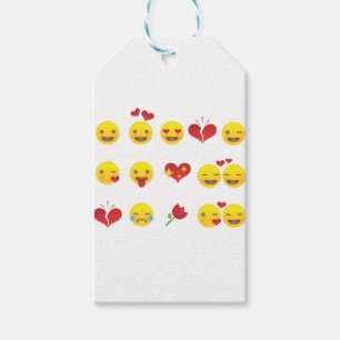 Valentins-Emoji Geschenkanhänger