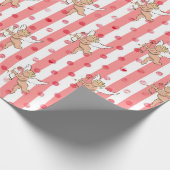 Valentins Engel pinky_medium Geschenkpapier (Ecke)