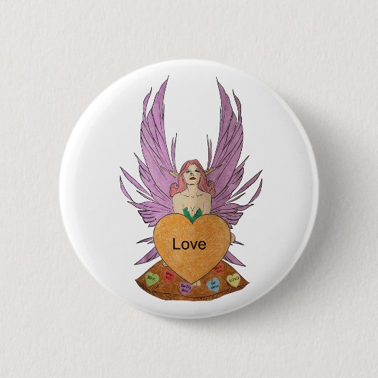 Valentins Fee Button (Vorderseite)