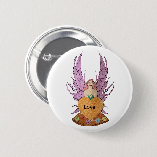 Valentins Fee Button (Vorne & Hinten)