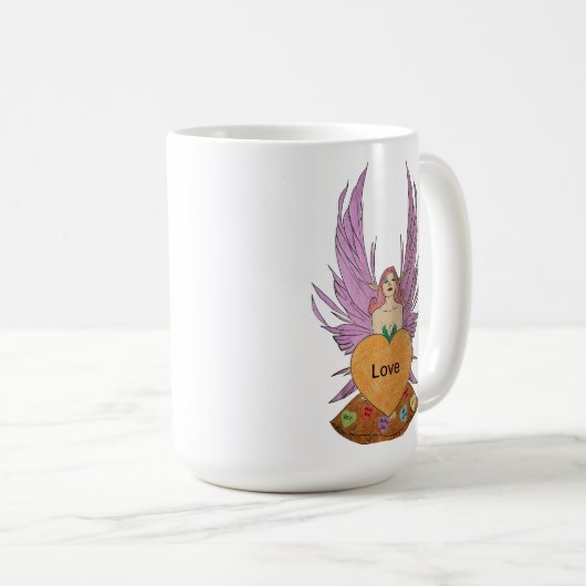 Valentins Fee Kaffeetasse (VorderseiteRechts)