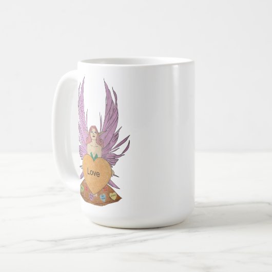 Valentins Fee Kaffeetasse (Vorderseite Links)