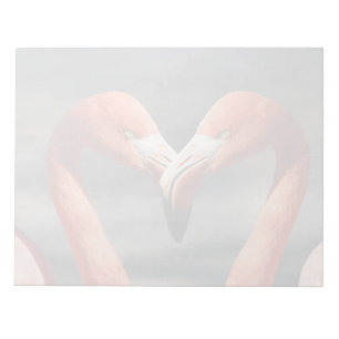 Valentins-Flamingo Notizblock