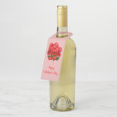 Valentins Flaschenhanger-Tag Flaschenanhänger (Angewinkelt)