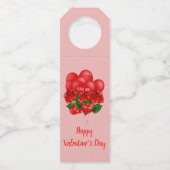 Valentins Flaschenhanger-Tag Flaschenanhänger (Rückseite)