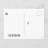 Valentins Gefängnis Langstrecken Herzen Feiertagspostkarte (Rückseite)