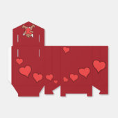 Valentins Geschenktasche Custom Valentine Cupid Ba Geschenkschachtel (Ungefaltet)