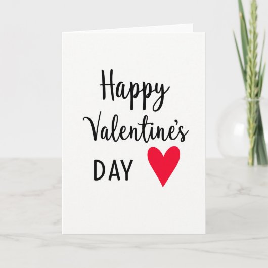 Valentins Glücklicher Tag Karte (Vorderseite)