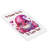 Valentins-Gnom-Flexibler-Foto-Magnet Magnet (Rechte Seite)