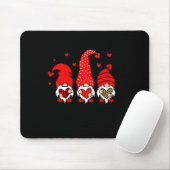 Valentins-Gnome halten Herz Leopard Happy Valen Mousepad (Mit Mouse)