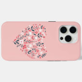 Valentins Herz Case-Mate iPhone Hülle (Rückseite (Horizontal))