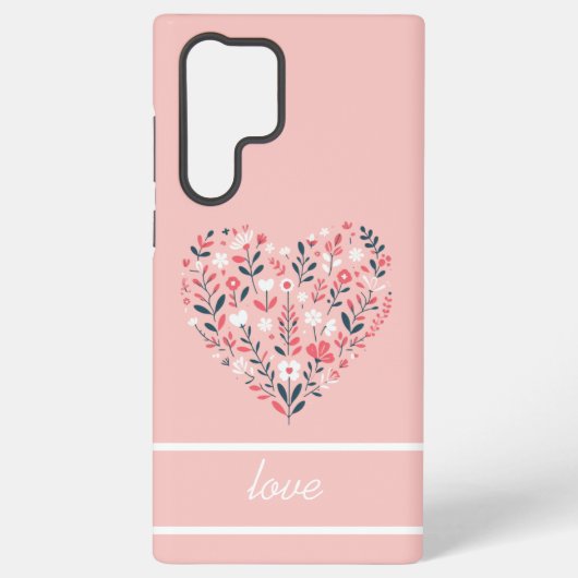 Valentins Herz Samsung Galaxy Hülle (Rückseite)
