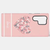 Valentins Herz Samsung Galaxy Hülle (Rückseite (Horizontal))